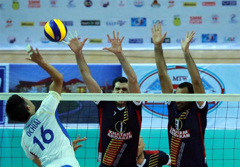 Iran’s Khatam Loses to Italy’s Trentino at Volleyball Club World C’ship