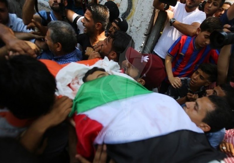 فلسطین| شهادت جوان فلسطینی به ضرب گلوله اشغالگران صهیونیست