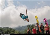 مسابقات پارکور در روستای تاریخی ماسوله