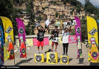 مسابقات پارکور در روستای تاریخی ماسوله