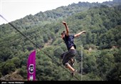 مسابقات پارکور در روستای تاریخی ماسوله