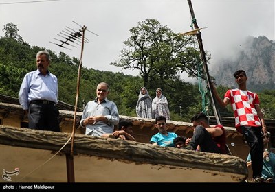 مسابقات پارکور در روستای تاریخی ماسوله