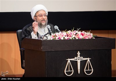 سخنرانی آیت‌الله آملی لاریجانی رئیس قوه قضاییه در مراسم بزرگداشت روز حقوق بشر اسلامی و کرامت انسانی