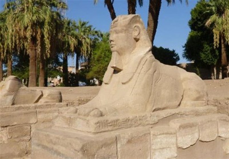 اکتشاف تمثال جدید لـ أبو الهول فی معبد الأقصر بمصر