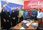 حضور استاندار خوزستان در دفتر تسنیم استان به مناسبت روز خبرنگار به روایت تصویر