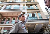 سیدجلال ملکی سخنگو سازمان آتش نشانی در آتش سوزی ساختمان 10 طبقه در خیابان آفریقا