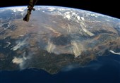 صور من الفضاء لحرائق کالیفورنیا