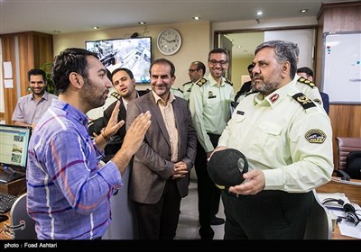 حضور رئیس پلیس آگاهی ناجا در خبرگزاری تسنیم 
