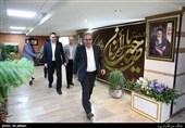 دیدار امیر مسعود شهرام نیا مدیرعامل موسسه نمایشگاه های فرهنگی وزارت ارشاد با خبرنگاران تسنیم به مناسبت روز خبرنگار