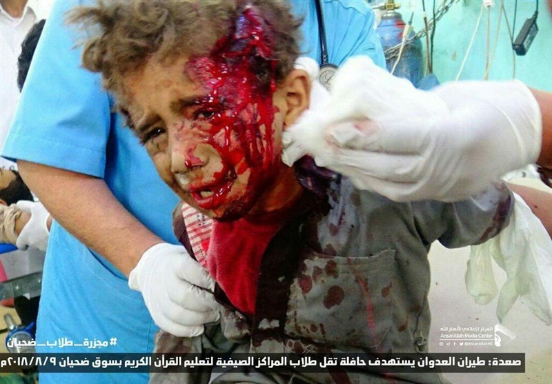 یمن|جنایت هولناک متجاوزان سعودی؛ 25 شهید و ده‌ها زخمی در الجوف+عکس