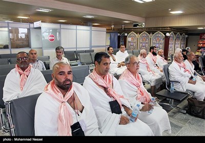 اعزام اولین کاروان حجاج بیت الله الحرام از فرودگاه گرگان