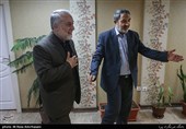 محمدحسین رجبی دوانی پژوهشگر و تاریخدان در مراسم رونمایی از کتاب جهاد کبیر
