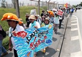 Anti US Base Relocation Rally in Okinawa