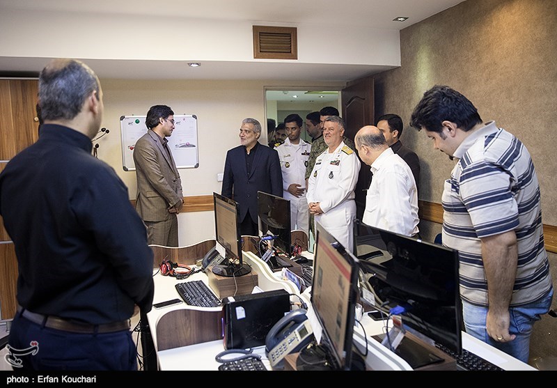 بازدید دریادار حسین خانزادی فرمانده نیروی دریایی راهبردی ارتش از تحریریه خبرگزاری تسنیم