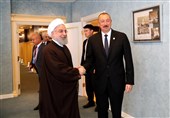 روحانی در دیدار علی‌اف: تحول بزرگی در سطح روابط تهران - باکو ایجاد شده است