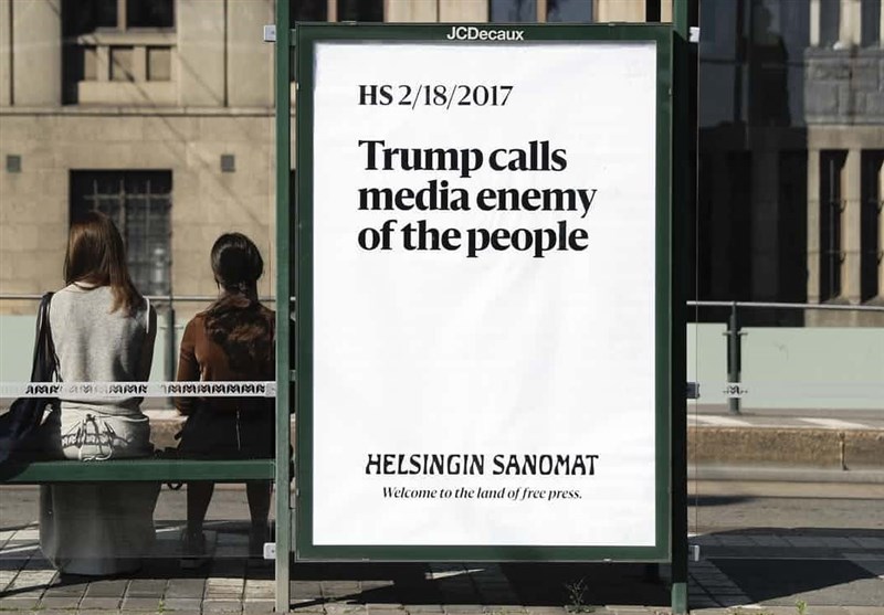 سرمقاله 100 نشریه آمریکایی در انتقاد از رویکرد خصمانه ترامپ علیه رسانه‌ها