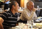 بازیکنان پرسپولیس و خوردبین در ضیافت ناهار برانکو