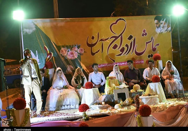 خوزستان| جشن بزرگ ازدواج آسان در بهبهان برگزار شد