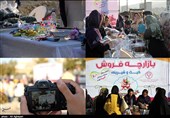 بازارچهای برای بیماران سرطانی در ارومیه به روایت تصویر