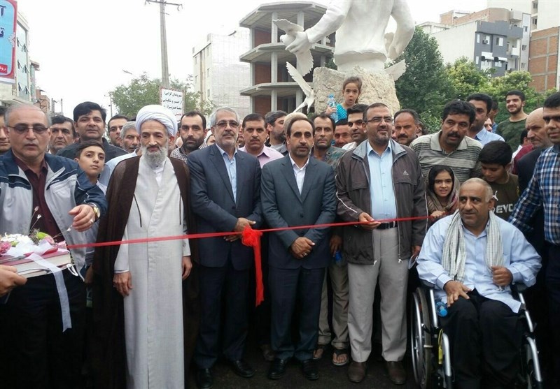پل و بلوار آزادگان مازندران در نکا افتتاح شد