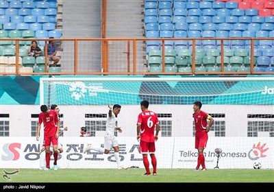دیدار تیمهای ملی امید ایران و کره شمالی -بازیهای آسیایی 2018