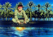 یزد| دیدگاه هنرمند ارزشی و انقلابی با هنرمند غربی بسیار متفاوت است