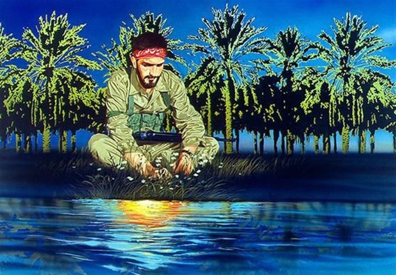 یزد| دیدگاه هنرمند ارزشی و انقلابی با هنرمند غربی بسیار متفاوت است