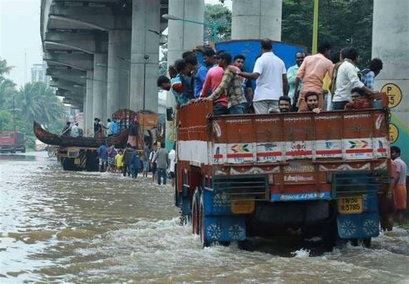 تزاید ضحایا الفیضانات فی الهند.. وعملیات الإنقاذ مستمرة