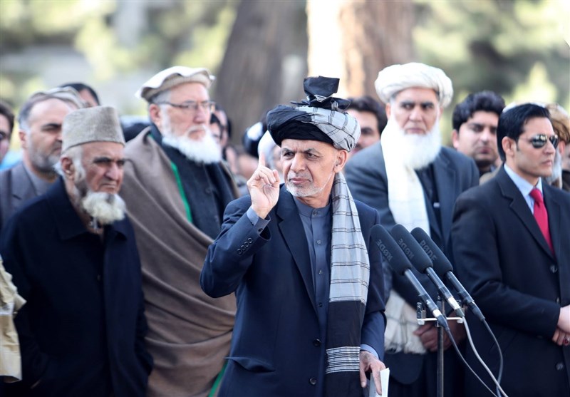 اشرف غنی: درهای مذاکره به روی طالبان باز است