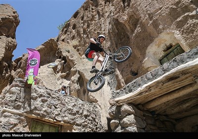 Iran’s Historical Village Hosts Mountain Bike Trials Competition