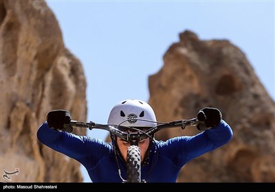 Iran’s Historical Village Hosts Mountain Bike Trials Competition