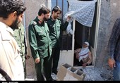 بازدید فرمانده سپاه استان سمنان از یک اردوی جهادی به روایت تصویر