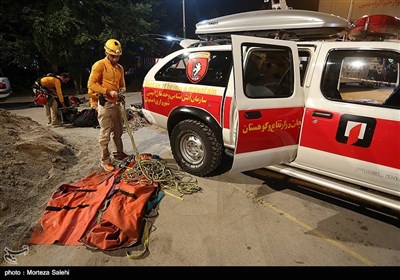 مانور آتش نشانی در اصفهان
