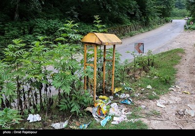 آلودگی محیط زیست در مسیر مسافران تابستانی گیلان