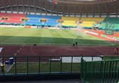 گزارش خبرنگار اعزامی تسنیم از اندونزی|کیفیت بد چمن ورزشگاه و پرچم فروشی در غیاب هواداران! + عکس
