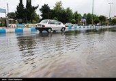 خوزستان| آبگرفتگی معابر عمومی و تعطیلی مدارس رامشیر در آخرین لحظه+فیلم