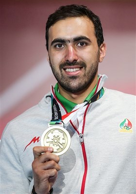 کسب مدال برنز مسابقات شمشیربازی توسط علی پاکدامن - بازی‌های آسیایی 2018