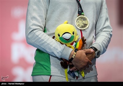 کسب مدال برنز مسابقات شمشیربازی توسط علی پاکدامن - بازی‌های آسیایی 2018