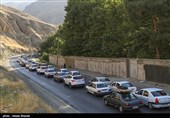 ترافیک سنگین و نیمه‌سنگین در جاده‌های شمال و آزادراه تهران - قم