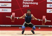 وزنه‌برداری قهرمانی آسیا| صدرنشینی مجید عسکری در حرکت یک‌ضرب گروه B