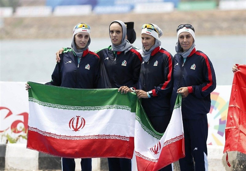 Iran’s Women&apos;s Lightweight Quadruple Sculls Wins Silver