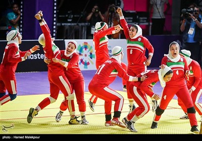 Iranian Men, Women Win Title in Kabaddi at Asian Games 2018