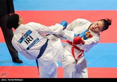 حمیده عباسعلی در رده‌بندی وزن 68+ کیلوگرم مسابقات کاراته - بازی‌های آسیایی 2018
