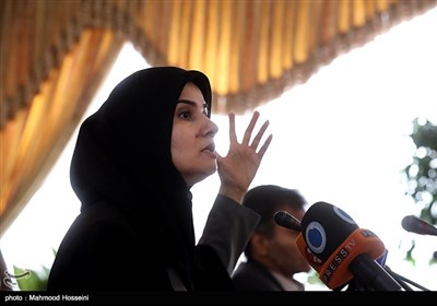 نشست خبری لعیا جنیدی معاون حقوقی رئیس جمهور