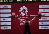 وزنه‌برداری قهرمانی آسیا| علی هاشمی صاحب یک طلا و یک برنز شد
