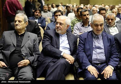 محمدجواد ظریف در مراسم ختم اسدالله جاسبی