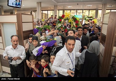مراسم استقبال از قهرمانان کبدی کرمانشاهی 