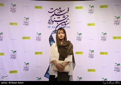 روشنک گرامی بازیگر در پنجمین روز جشنواره فیلم سلامت 