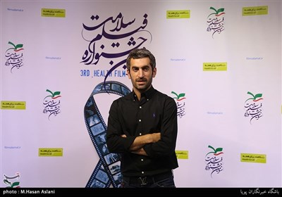 مجتبی جباری بازیکن تیم استقلال در پنجمین روز جشنواره فیلم سلامت 