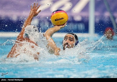 مسابقه واترپلو ایران و قزاقستان - بازی‌های آسیایی 2018